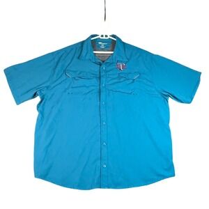 Pro Celebrity Texas A&M Aggies Button Up Fishing Shirt Vented Men's‎ XXL